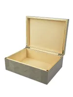 Herringbone Wood Box