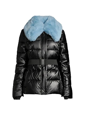 Odin Belted Vinyl Puffer