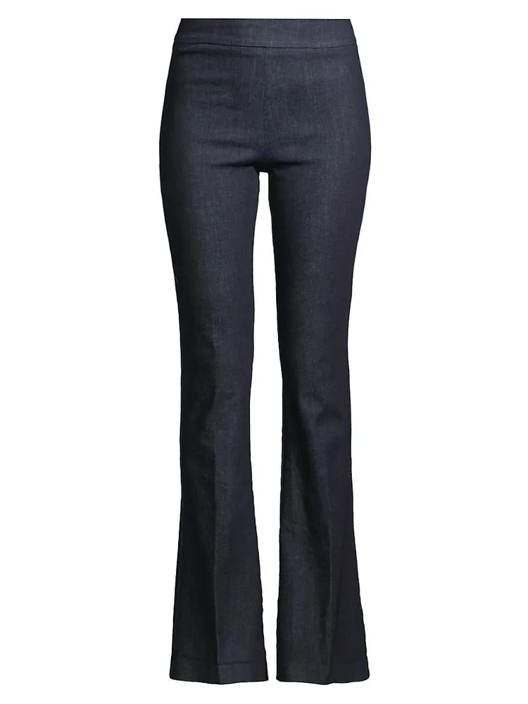 Bellini Stretch-Denim Boot-Cut Pants