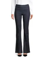Bellini Stretch-Denim Boot-Cut Pants