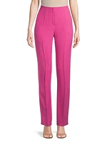 Crepe Straight-Leg Trousers