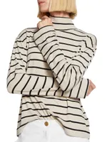 Selma Striped Turtleneck Sweater