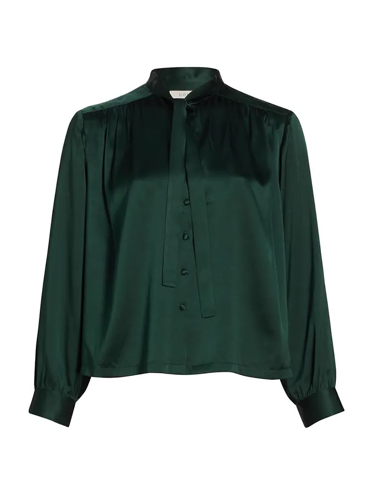 Judith Silk Tieneck Blouse