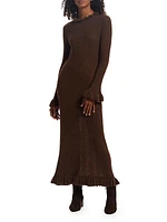 Estella Alpaca-Blend Knit Maxi Sweaterdress