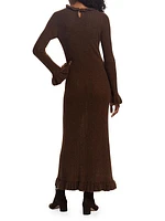 Estella Alpaca-Blend Knit Maxi Sweaterdress