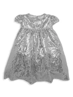 Baby Girl's, Little Girl's & Sequined Dress