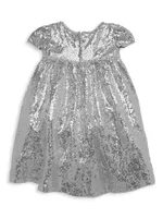 Baby Girl's, Little Girl's & Sequined Dress