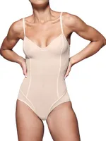 All Mesh Brief Shape Bodysuit