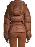 Monterosa Down Belted Puffer Jacket