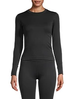 Baselayer Compression Rib-Knit Ski Top