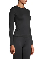 Baselayer Compression Rib-Knit Ski Top