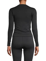 Baselayer Compression Rib-Knit Ski Top