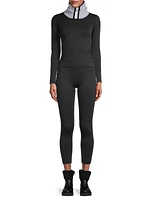 Baselayer Compression Rib-Knit Ski Top