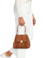 Penelope Small Braided Leather Shoulder Bag