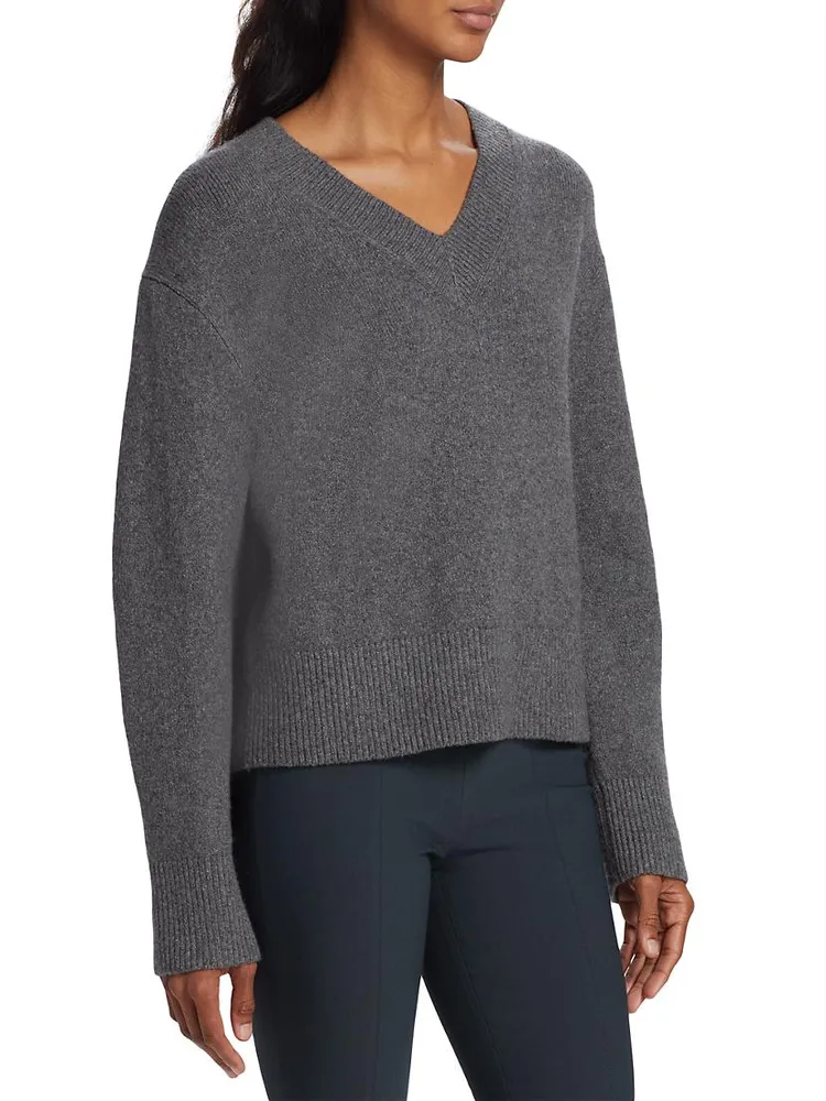 Wool & Cashmere V-Neck Sweater