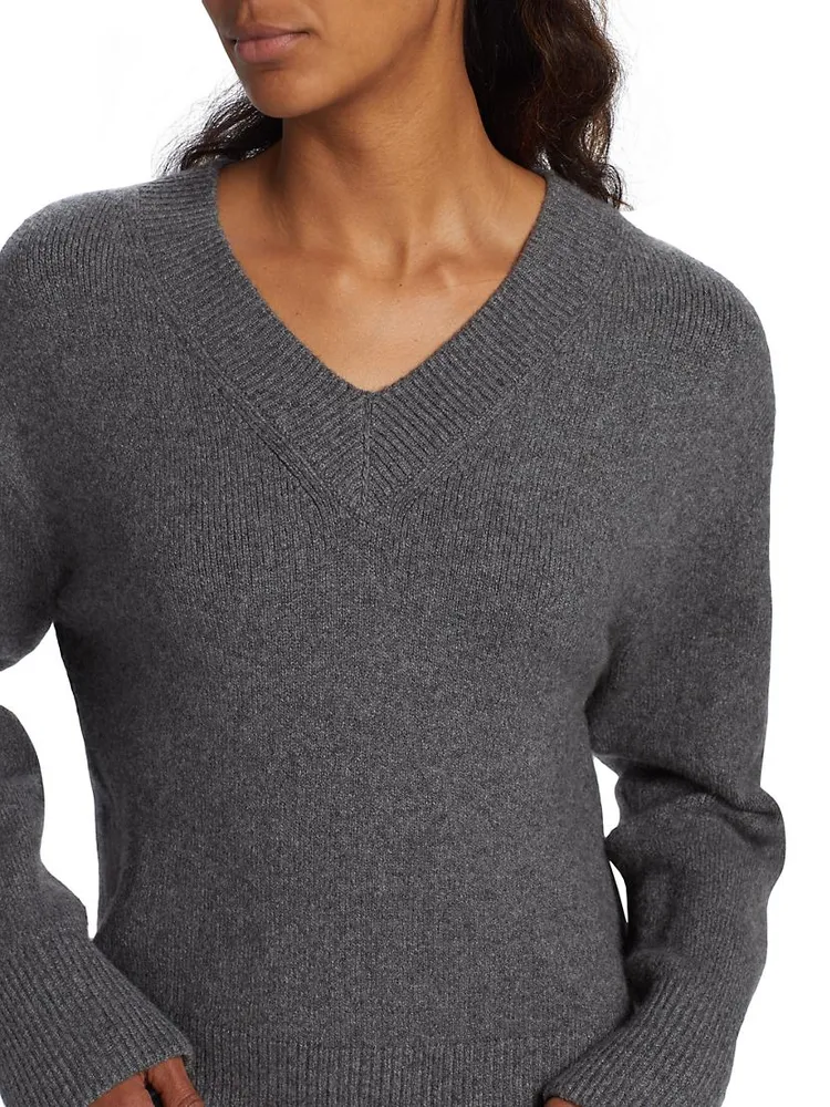 Wool & Cashmere V-Neck Sweater