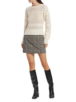 Cora Plaid Buckle Miniskirt