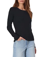 Audrina Rib-Knit Top