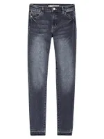 Little Girl's & Diane Mid-Rise Ankle-Crop Jeans