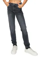 Little Girl's & Diane Mid-Rise Ankle-Crop Jeans