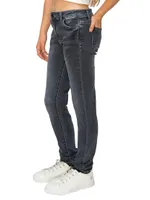 Little Girl's & Diane Mid-Rise Ankle-Crop Jeans