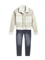 Little Girl's & Diane Mid-Rise Ankle-Crop Jeans