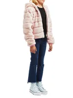 Little Girl's & Sherpa Zip-Up Jacket