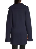 Milly Quarter-Zip Sweater Dress