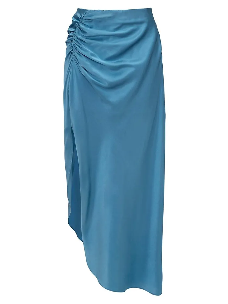 Tatum Silk-Blend Maxi Skirt