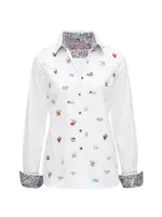 Priscilla Sateen Masquerade Shirt