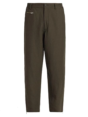 Wool Zip Pants