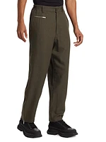 Wool Zip Pants