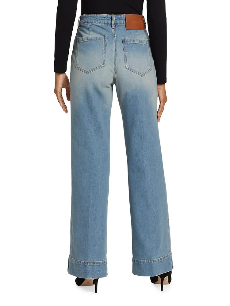 Alina High-Rise Wide-Leg Jeans