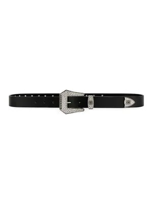 Cowboy Belt Leather With Strass