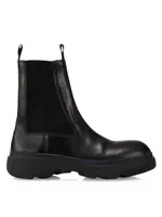 Leather Creeper Chelsea Boots