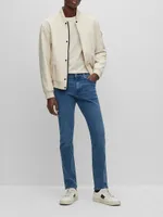 Slim-Fit Jeans Italian Cashmere-Touch Denim