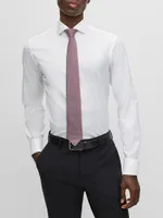 Patterned Tie In Silk-Blend Jacquard