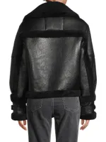 Prado Shearling Moto Jacket