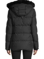 Cloud 3Q Shearling-Trimmed Coat