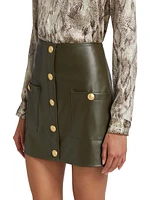 Truman Faux Leather Miniskirt