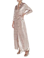 Cameron Sequined Maxi Shirtdress