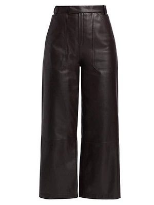 Culotte Leather Pants