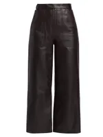Culotte Leather Pants