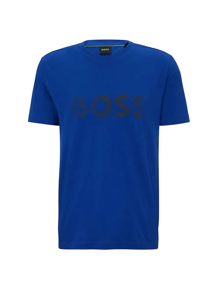 Cotton-Jersey T-Shirt With Logo Artwork