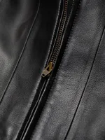 Sleeveless Leather Corset Top