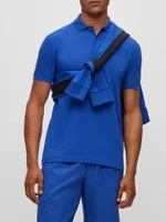 Cotton-Piqué Polo Shirt with Tonal Logo