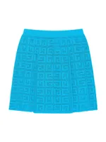 Pleated Skirt 4G Jacquard