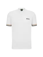 Boss X Matteo Berrettini Slim-Fit Polo Shirt With Stripes