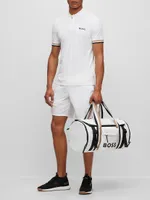 Boss X Matteo Berrettini Slim-Fit Polo Shirt With Stripes