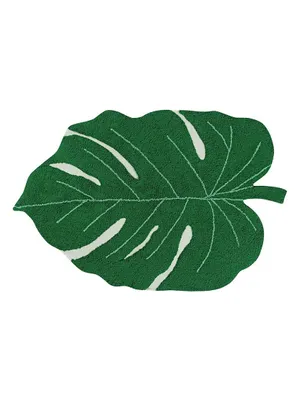 Washable Rug Monstera Leaf